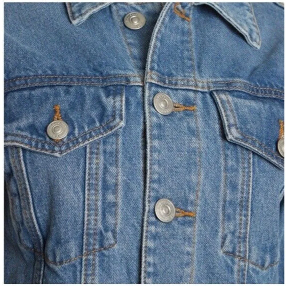 Hudson Jeans Classic Trucker Denim Jacket Blue Tahoe, Women’s Size S/M $215, NWT - Picture 4 of 16